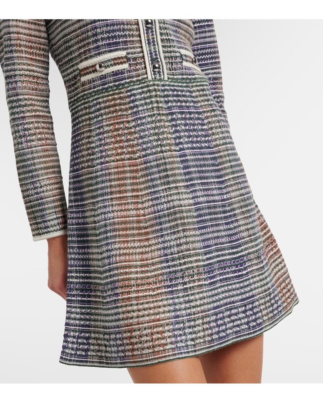 Veronica Beard Multicolor Lauper Minidress