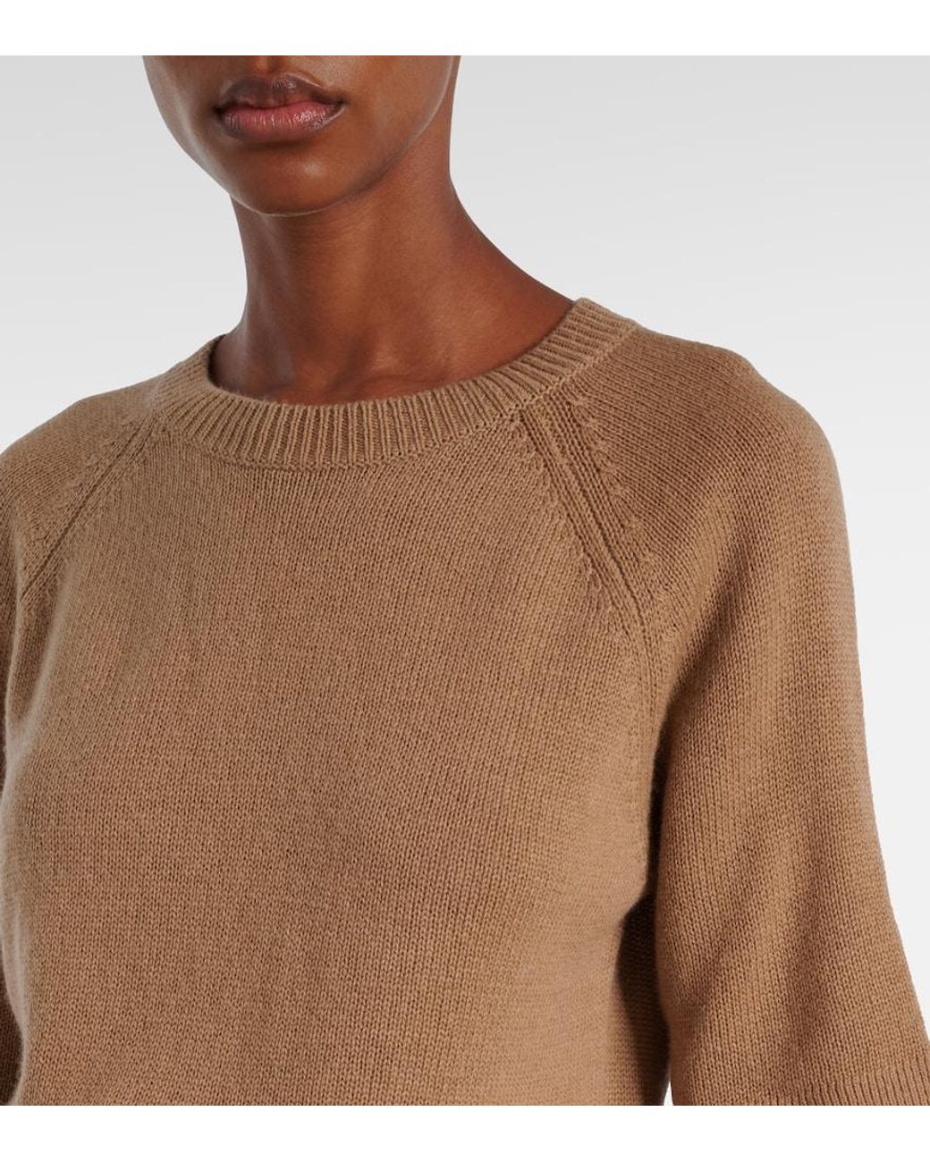 Jardin Des Orangers Brown Wool And Cashmere Sweater