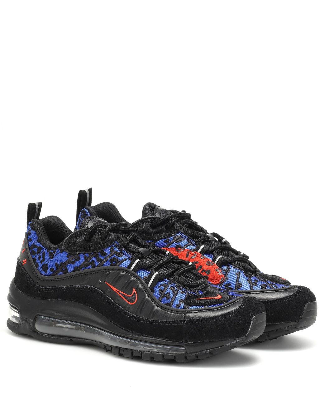 nike wmns air max 98 premium black leopard