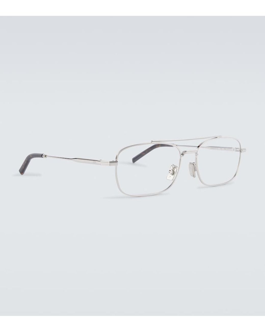 Dior Metallic Diorblacksuito N2U Aviator Glasses for men