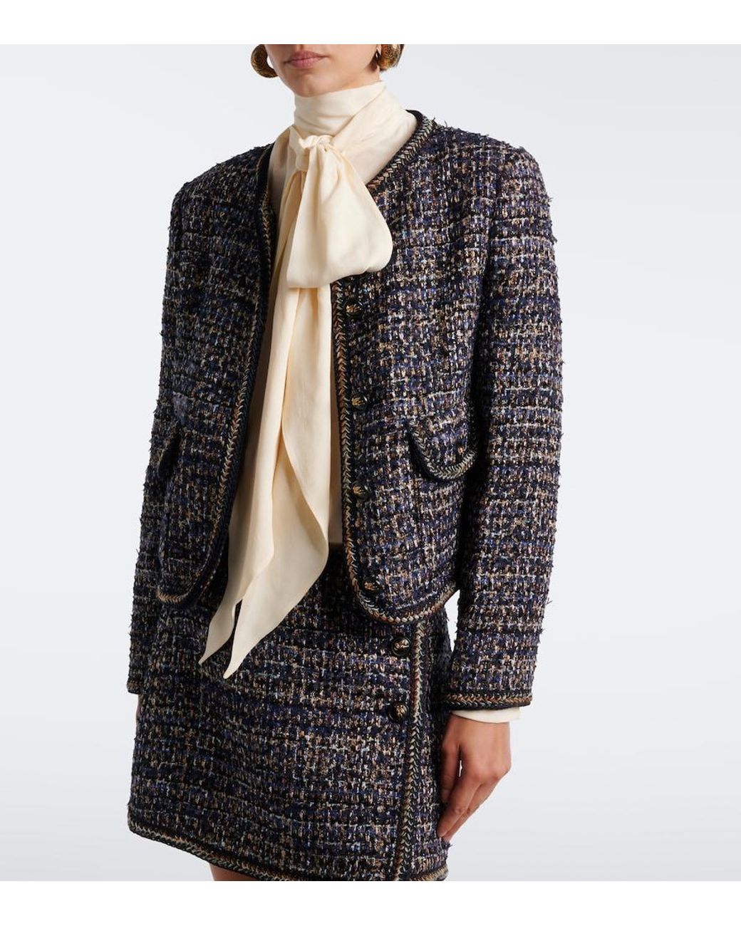 Etro Black Tweed Jacket