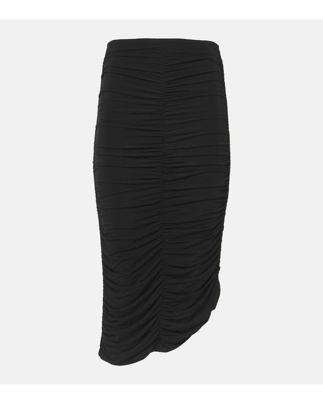 Isabel Marant Black Vicky Jersey Midi Skirt