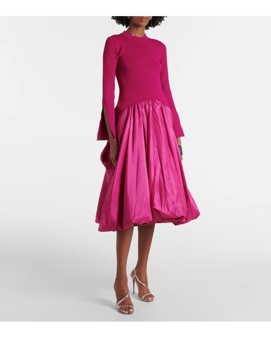maxi hot pink dresses for women Maxi Dress Hot Pink Long Dress Alina Maxi Dress Size 4