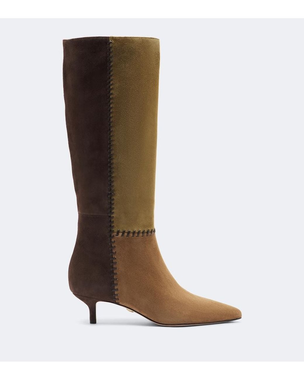 Veronica Beard Brown Lisa Suede Knee-High Boots