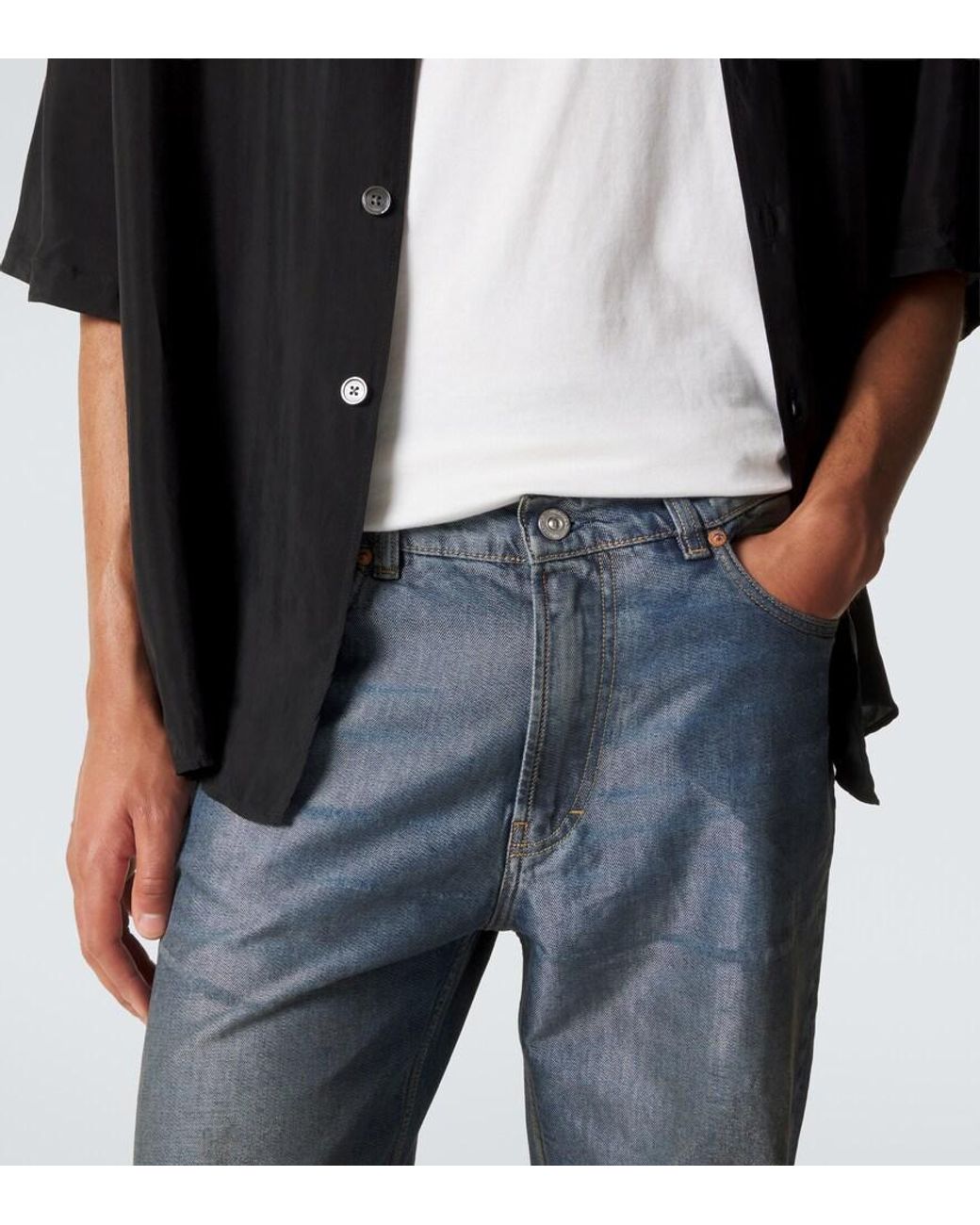 Our Legacy Blue Carlson Cut Bootcut Jeans for men