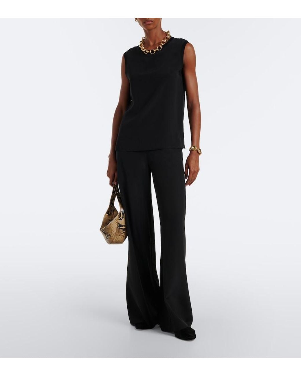 Joseph Black Bley Silk Crepe Top