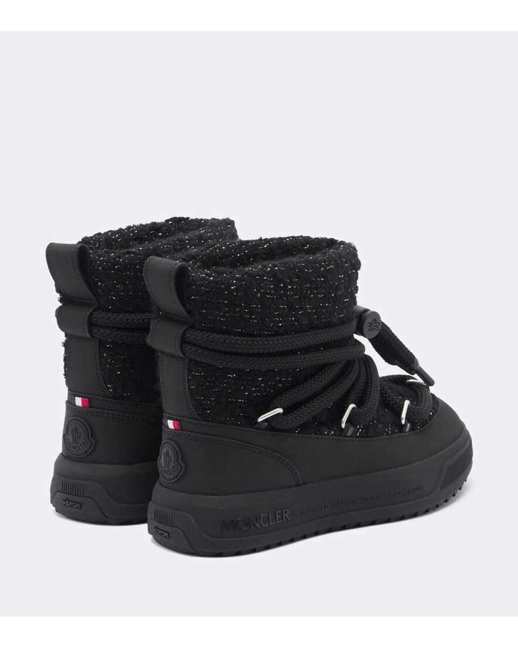 Moncler Black Altive Boucle Snow Boots