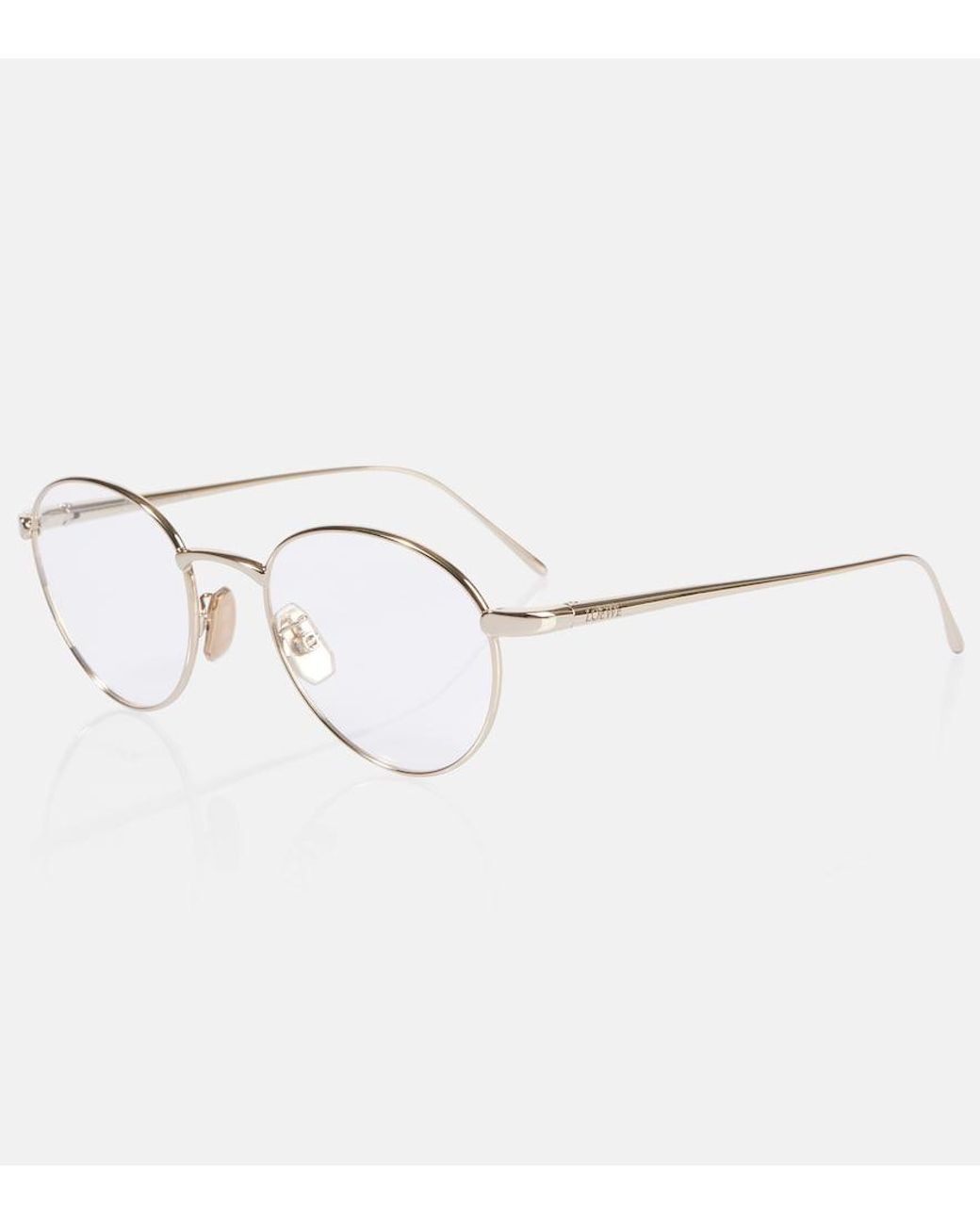 Loewe Metallic Slim Round Glasses