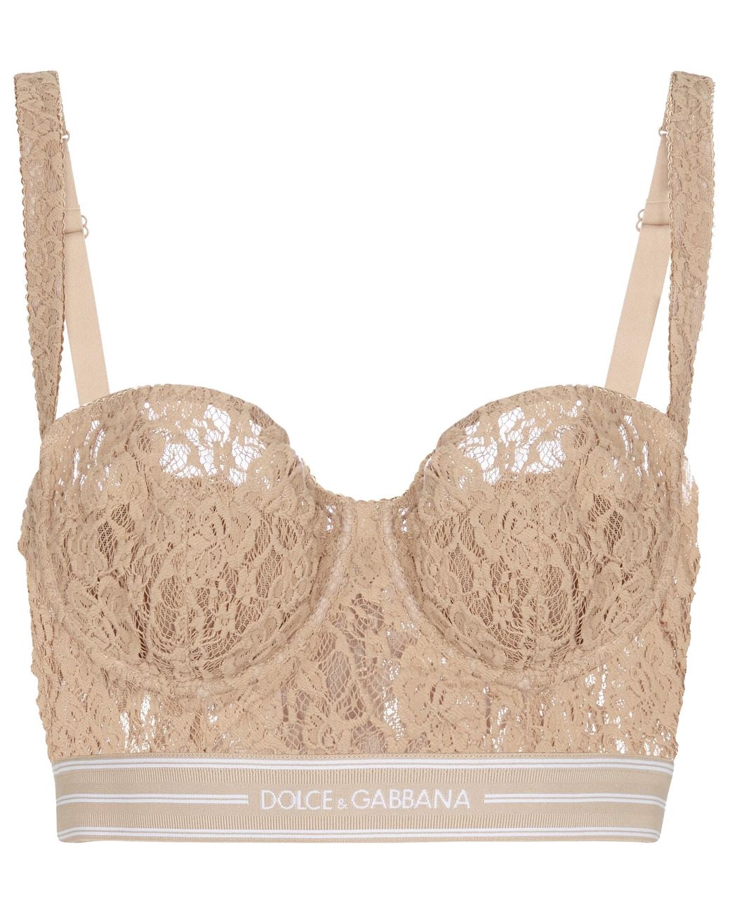 Dolce & Gabbana floral-lace Bustier Bra - Farfetch