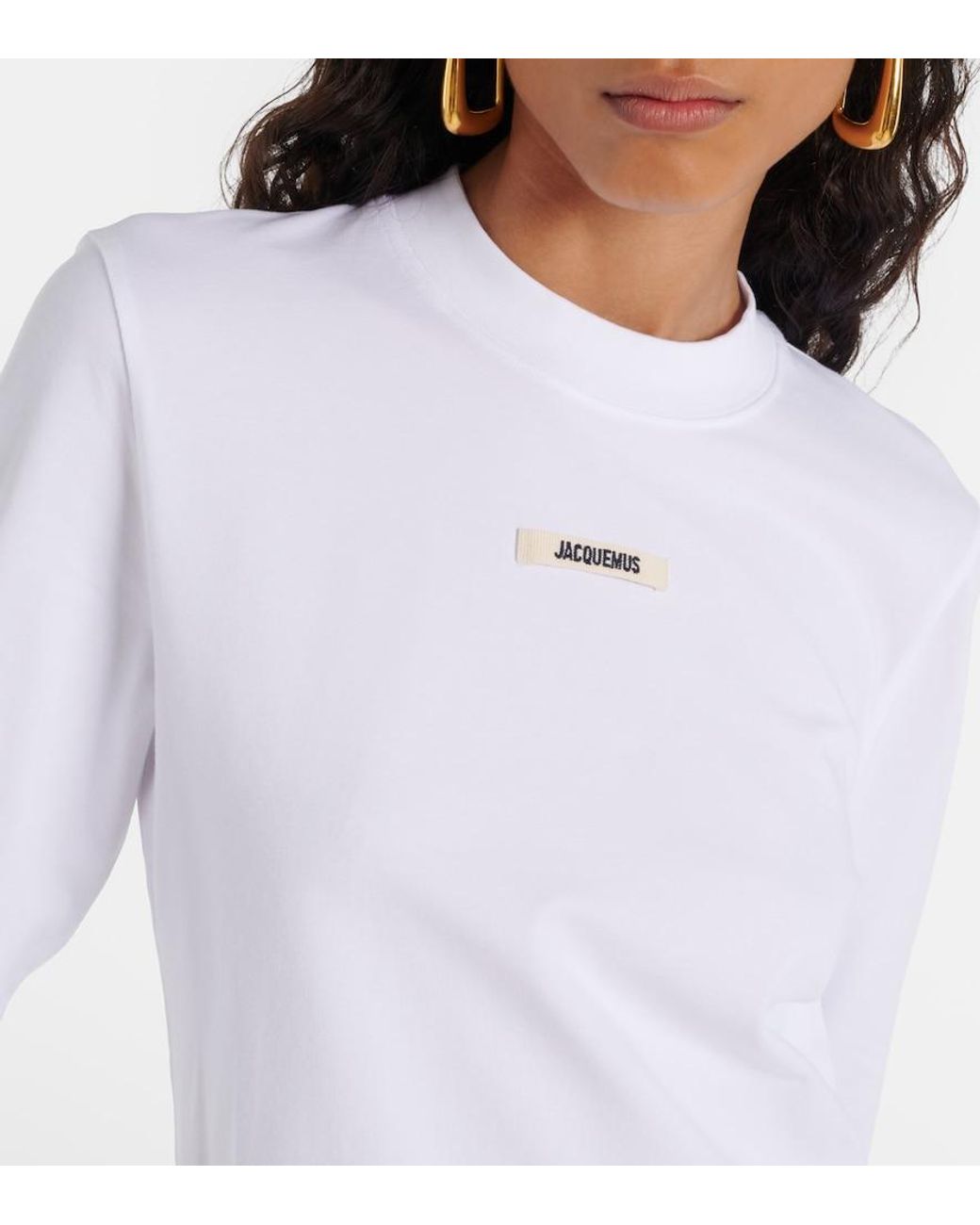 Jacquemus White The Gros Grain Long-Sleeve T-Shirt