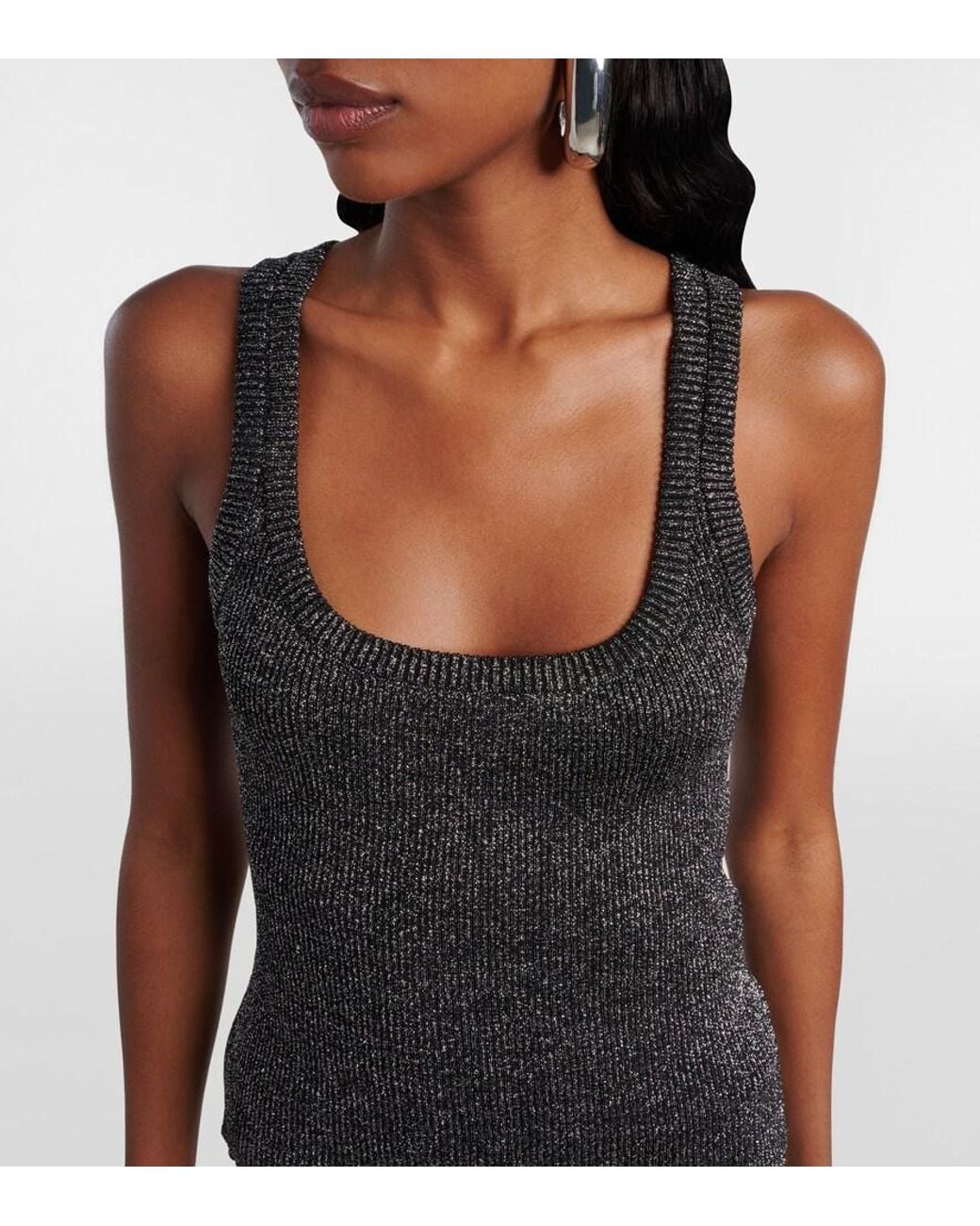 Missoni Gray Lame Tank Top