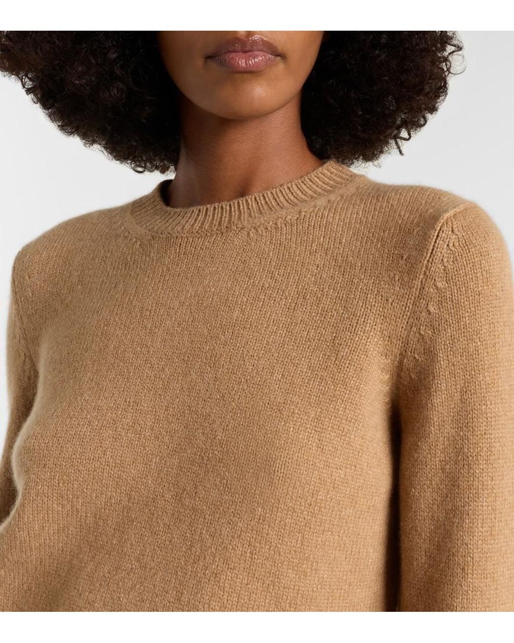 Khaite Natural Leta Cashmere Sweater