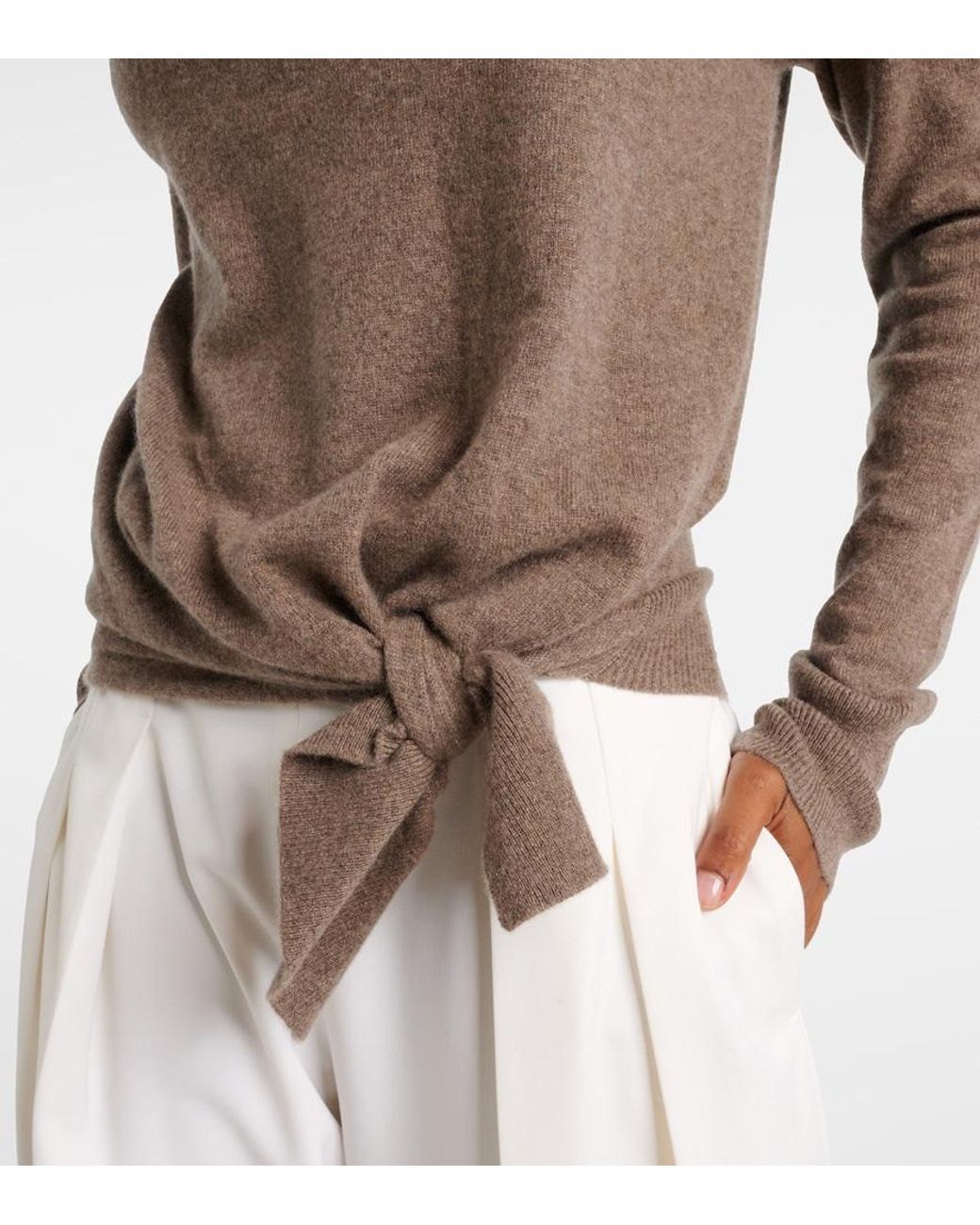 Altuzarra Brown Nalini Cashmere Sweater