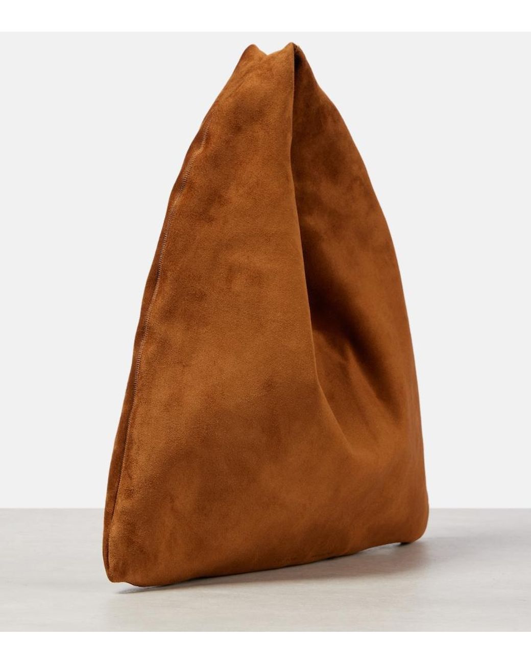 Cabas Bindle Small En Daim The Row en coloris Brown
