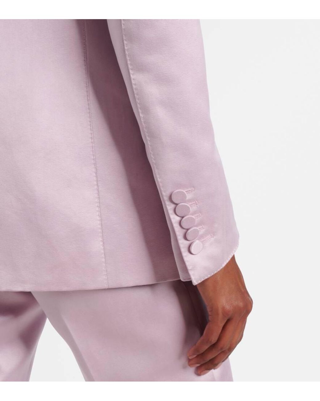 Tom Ford Pink Blazer Aus Baumwolle Und Seide
