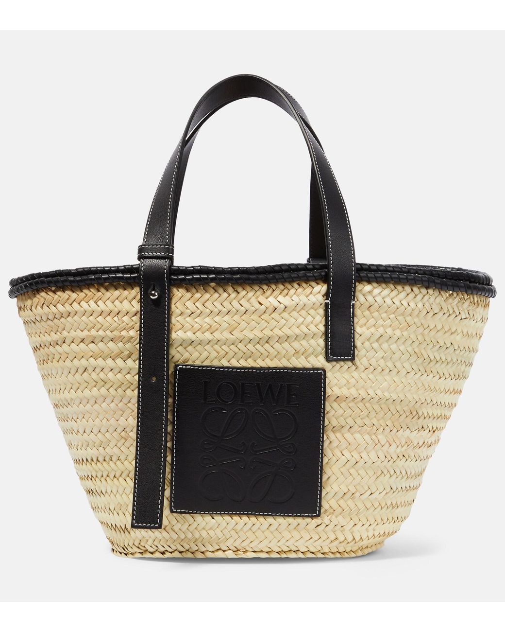 Loewe – Paula's Ibiza Anagram Basket Bag Natural/Black - One Size