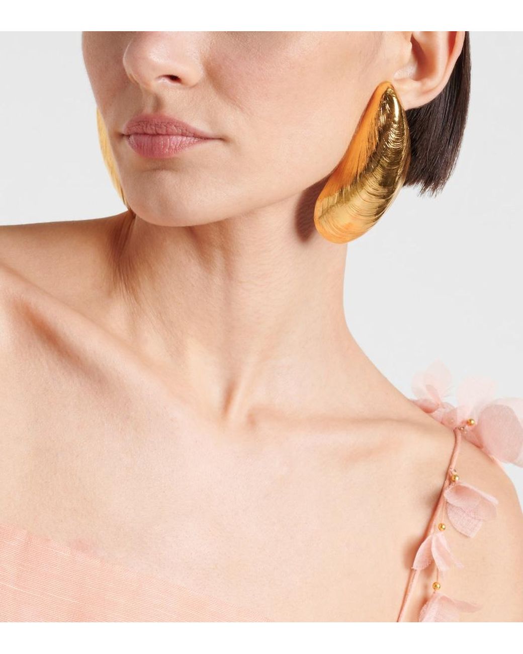 Jennifer Behr Metallic Wade-Plated Earrings