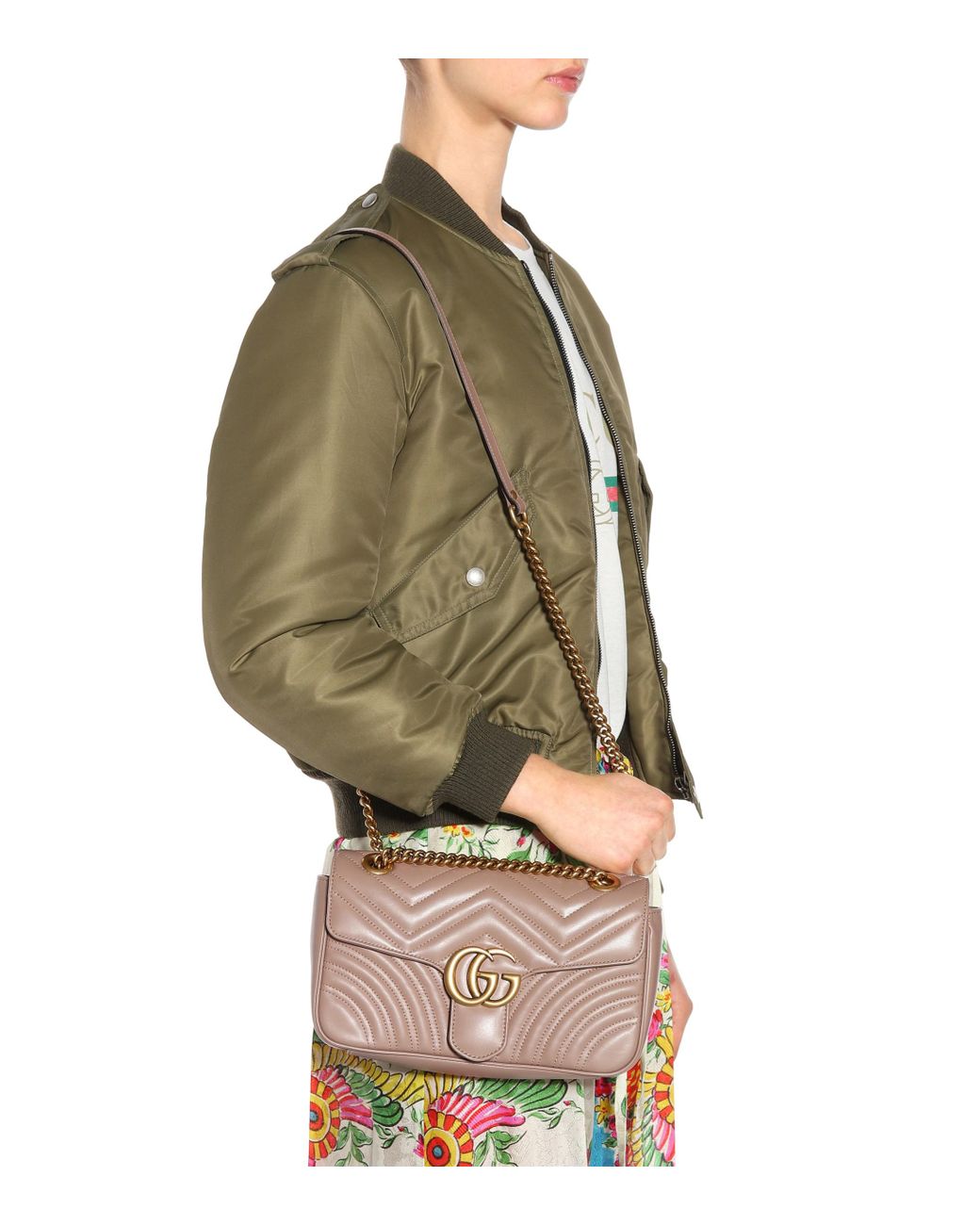 gucci marmont samt beige