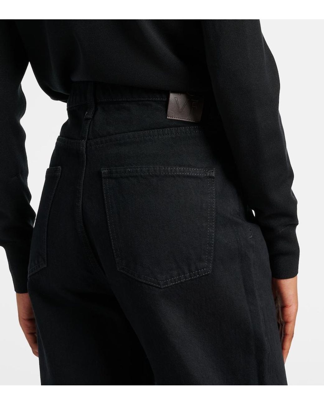 TOVE Blue Sade High-Rise Straight Jeans