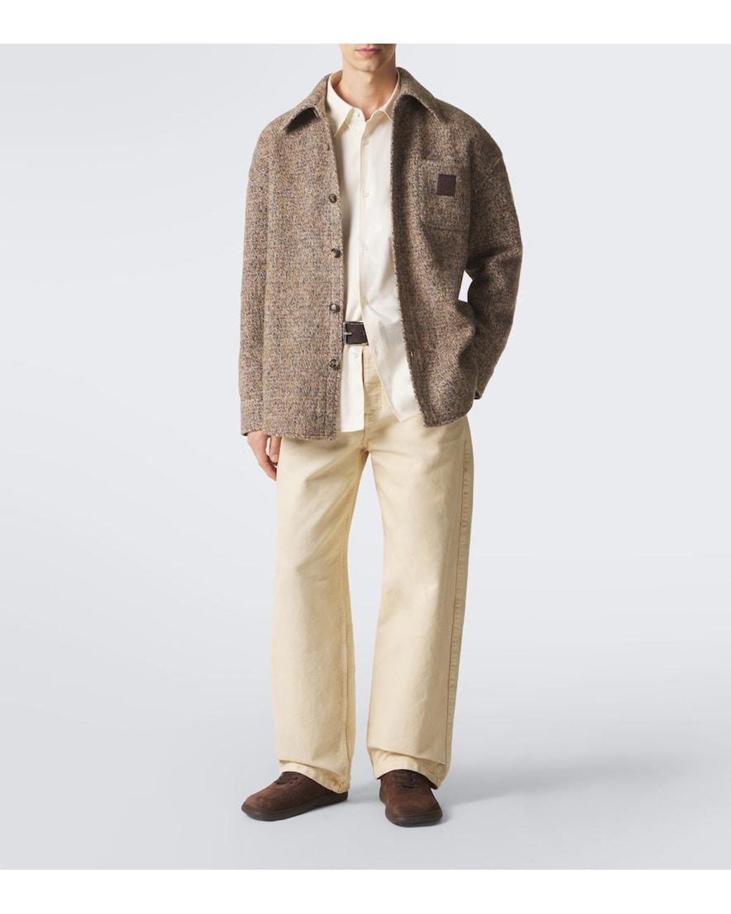 Loewe Brown Jambo Suede Sneakers for men