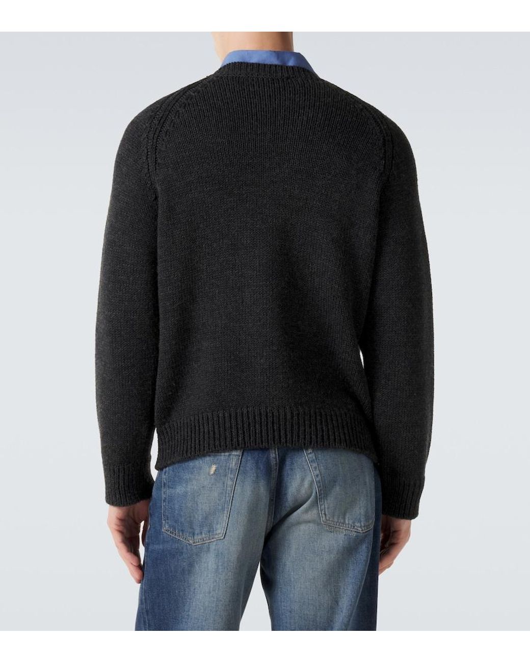 Our Legacy Black Wool Sweater for men