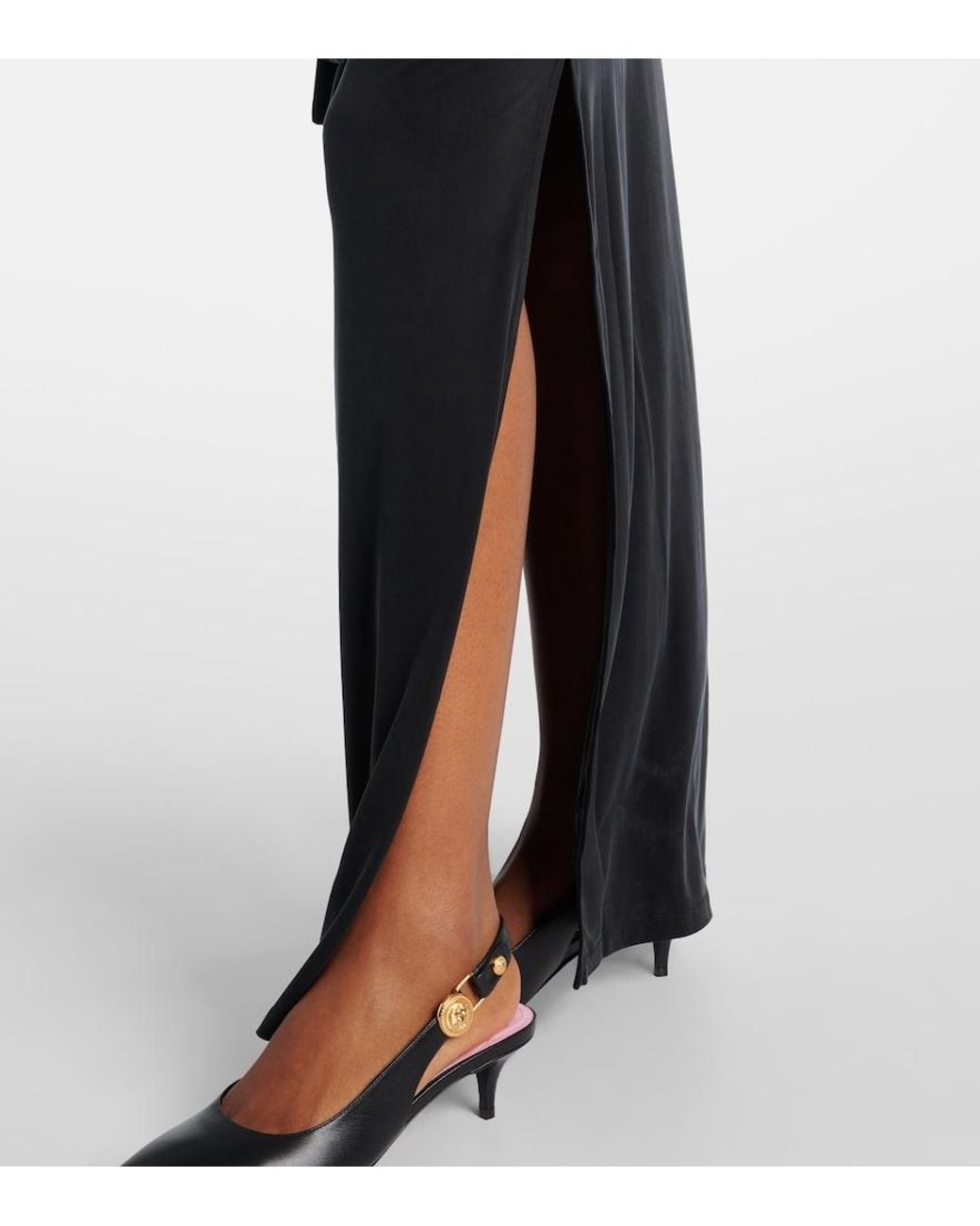 Robe Balmain en coloris Black