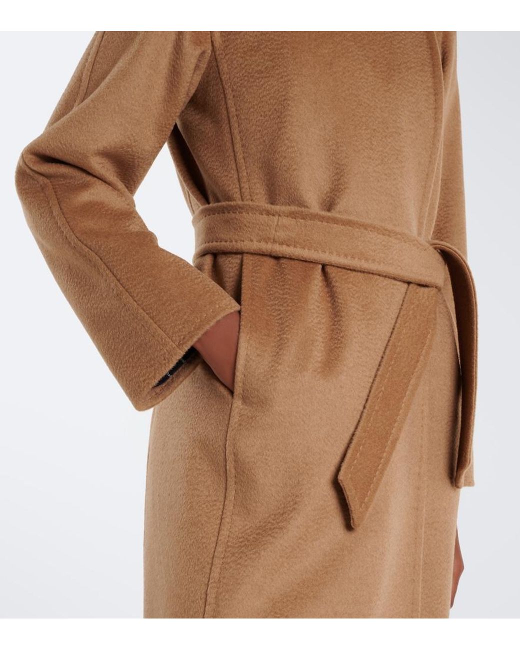 Max Mara Natural Manuela Icon Camel Hair Coat