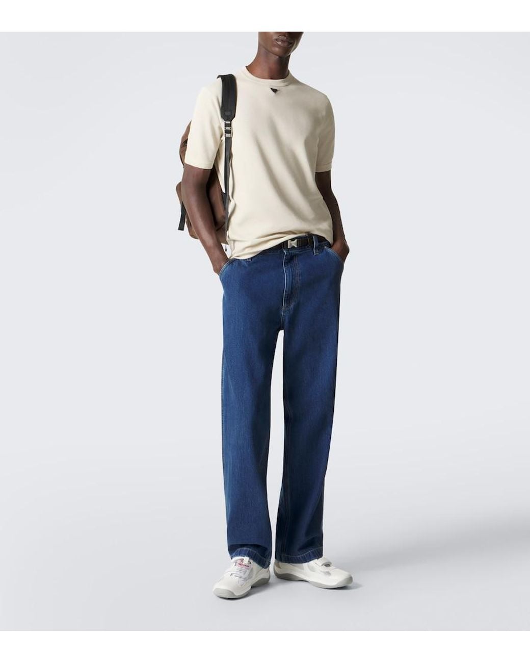 Prada White America's Cup Original Sneakers for men