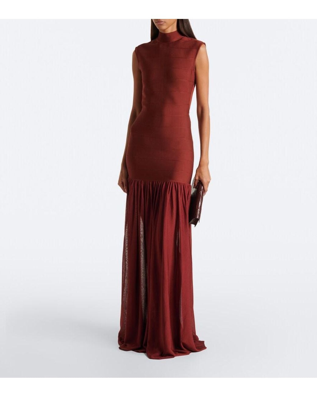 retroféte Red Zosima Knitted Gown
