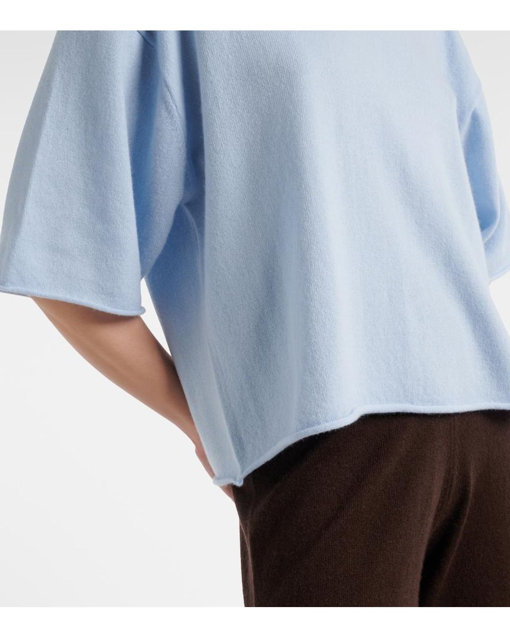 Jardin Des Orangers Blue Cashmere Sweater