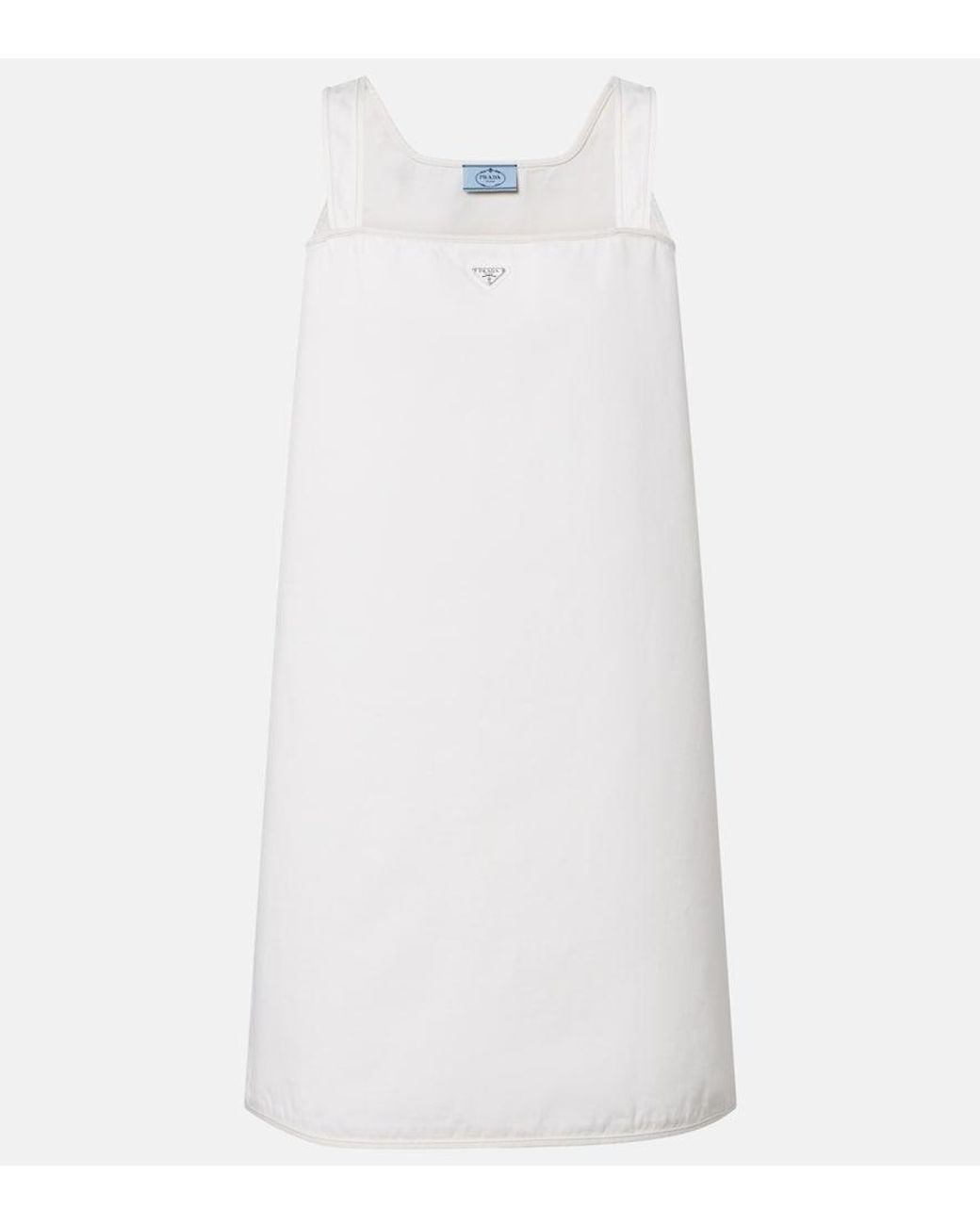 Prada White Denim Minidress