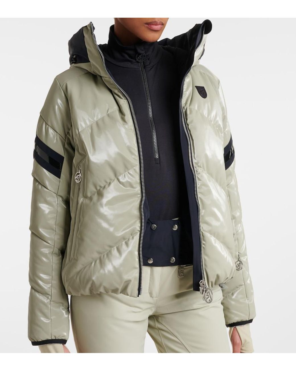 Toni Sailer Gray Helena Glimmer Ski Jacket