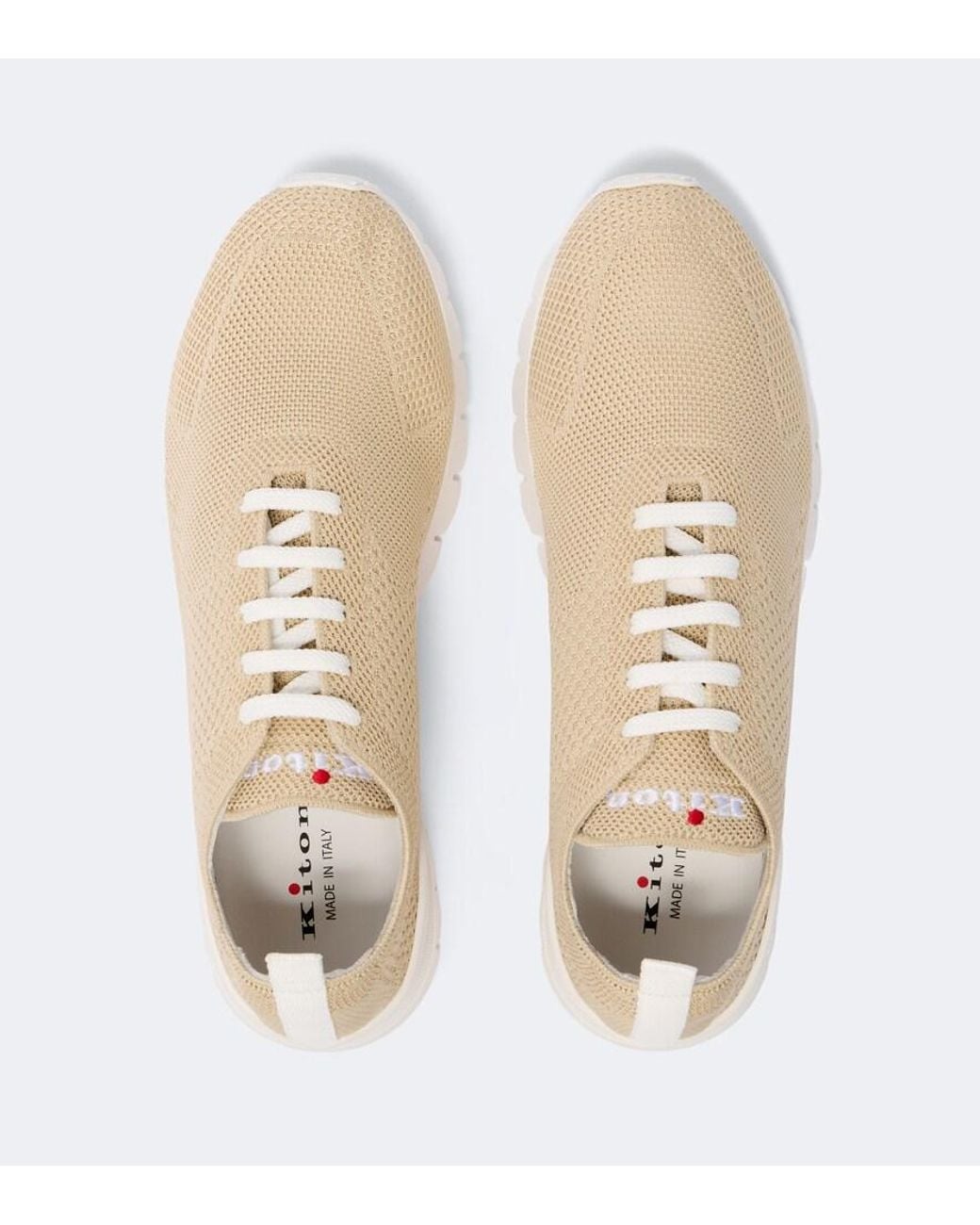 Baskets Fits En Coton Kiton pour homme en coloris White