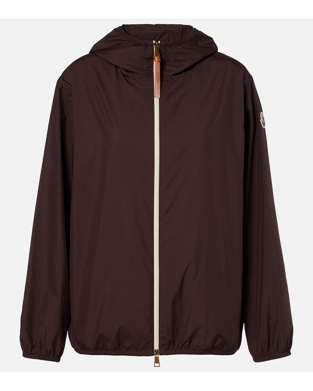 Moncler Brown Fegeos Hooded Windbreaker