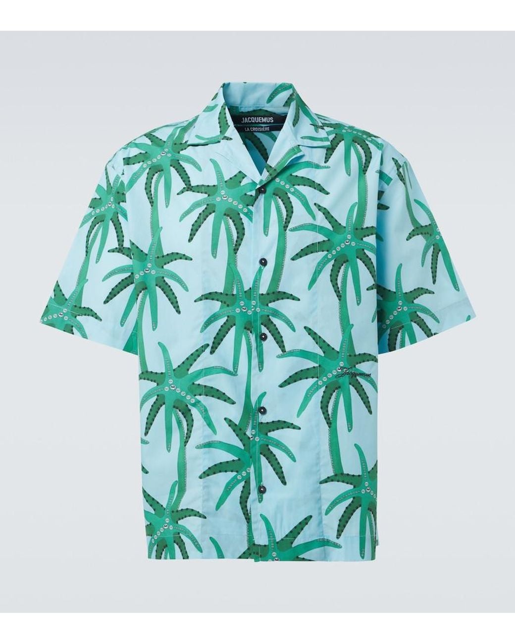 Jacquemus Blue La Chemise Jean Shirt for men