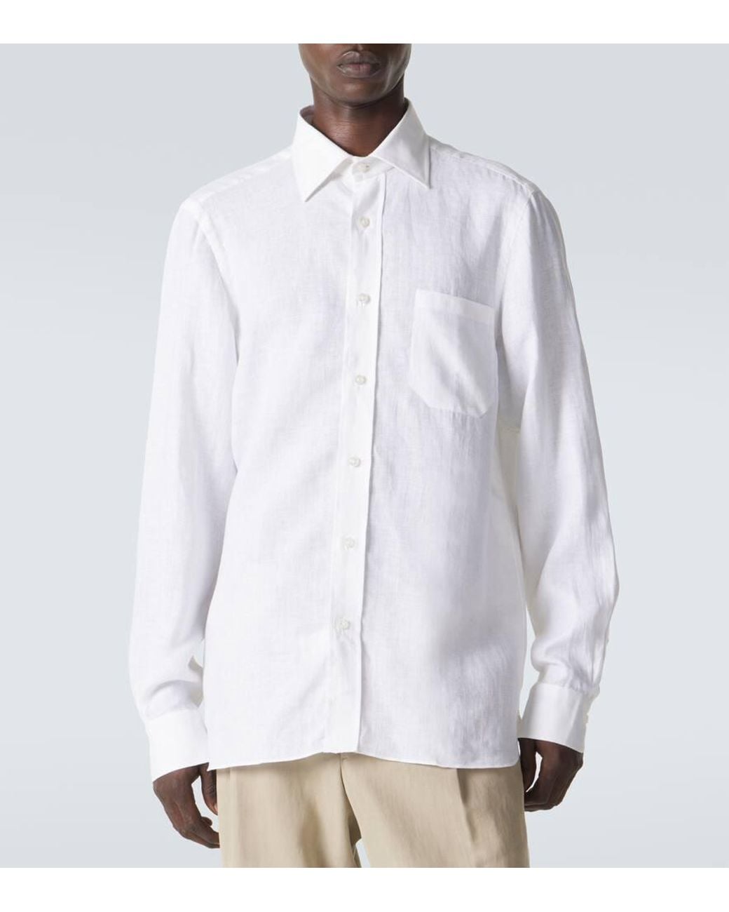Camicia di Rubinacci in White da Uomo