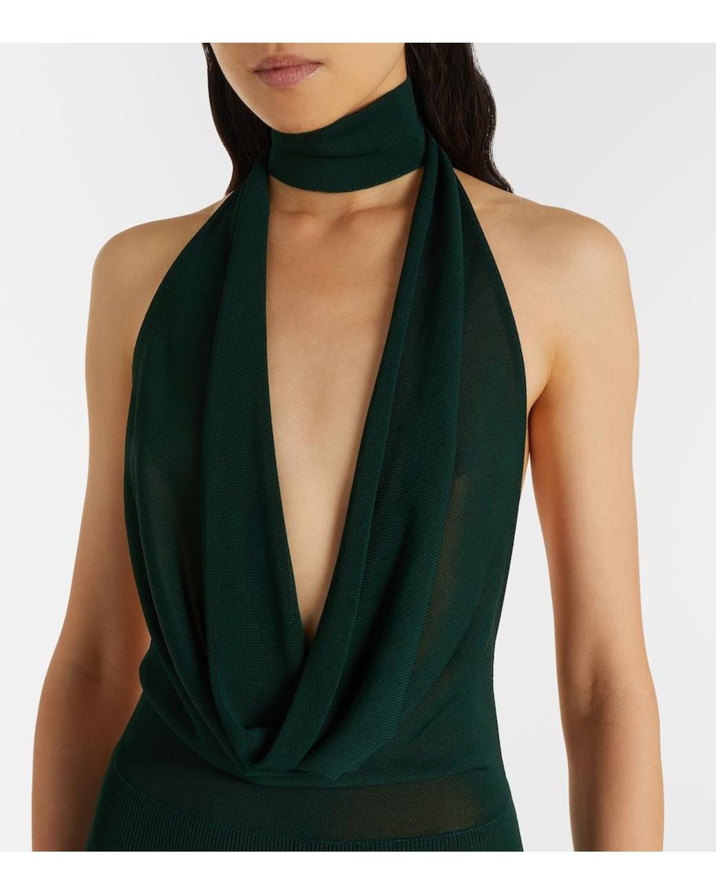 Robe Longue AYA MUSE en coloris Green