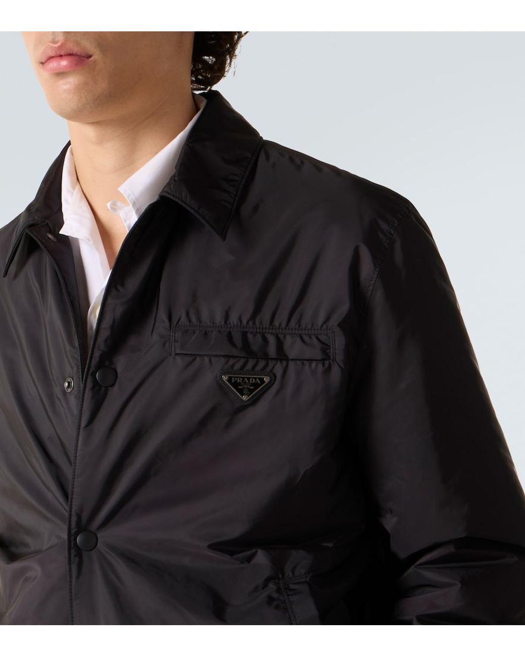 Giacca Blouson di Prada in Black da Uomo