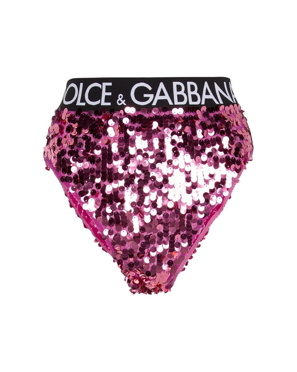 Dolce & Gabbana Sequined Briefs in Pink