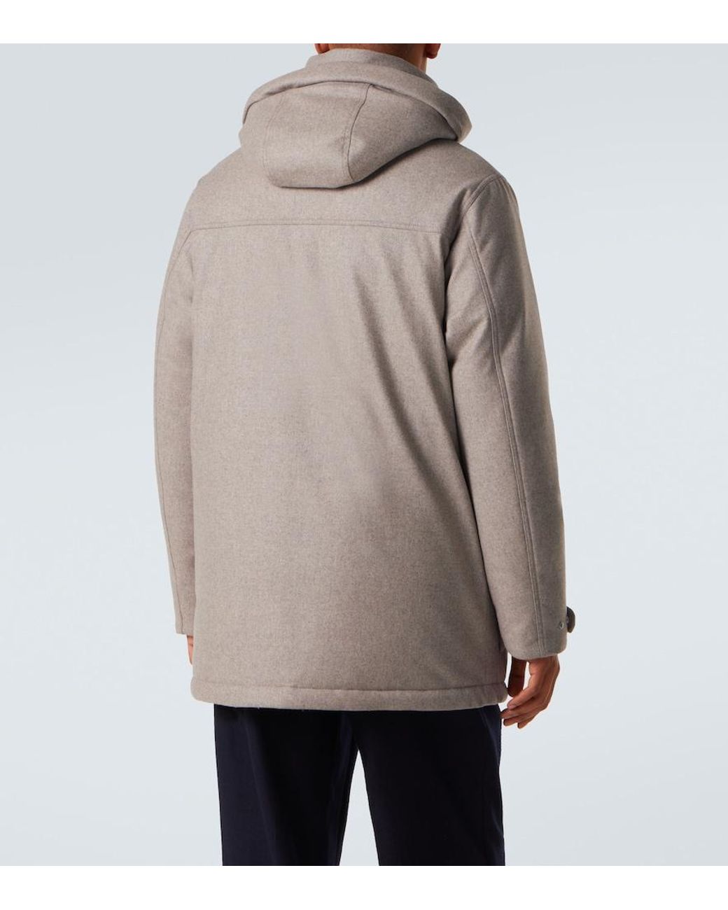 Zegna Natural Wool Down Jacket for men
