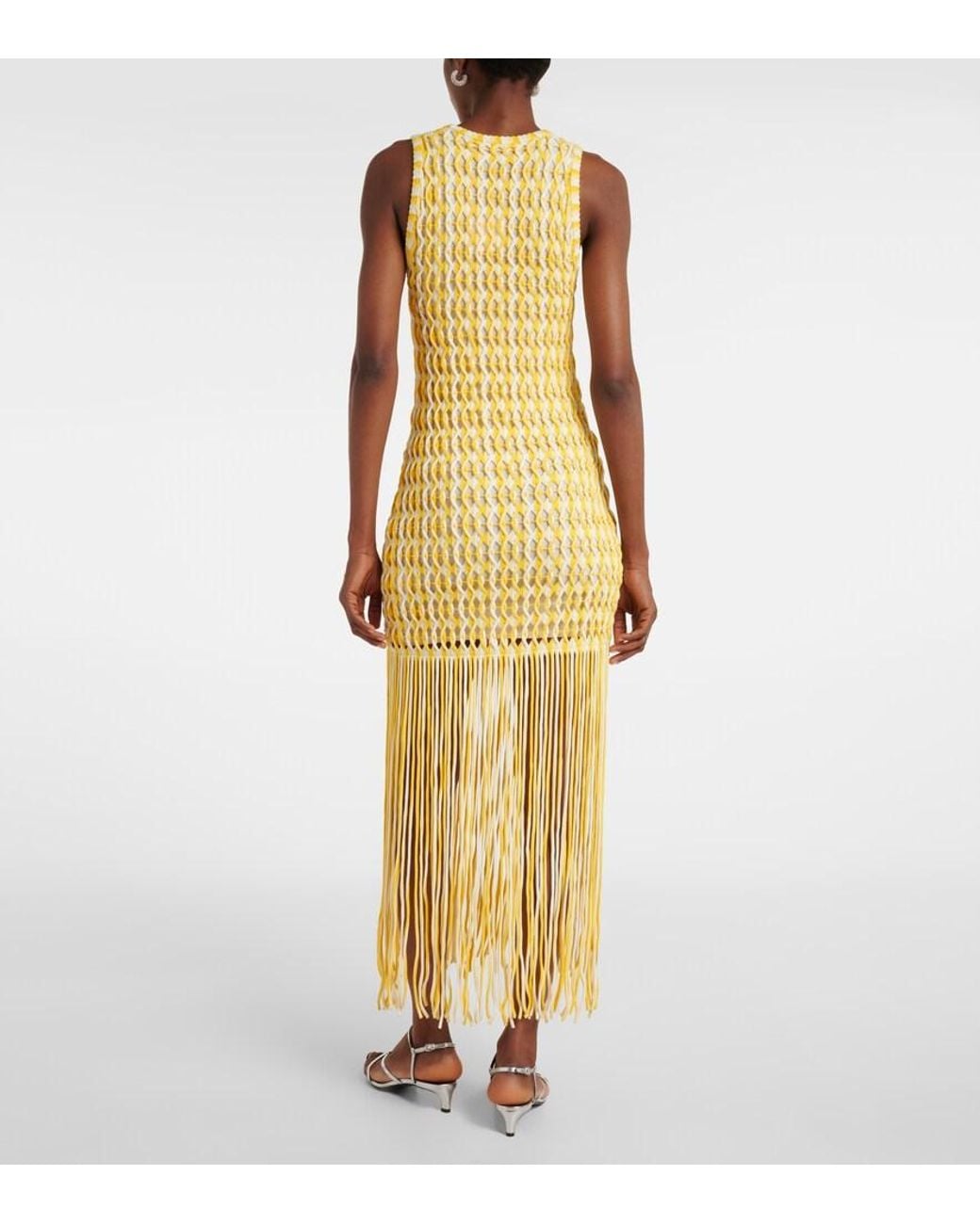 Jonathan Simkhai Metallic Sonia Knitted Midi Dress