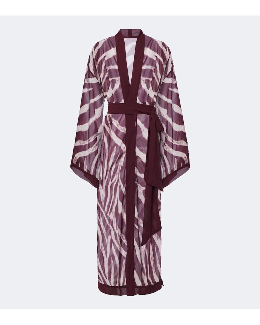 Bananhot Red Jim Zebra-Print Beach Cover-Up