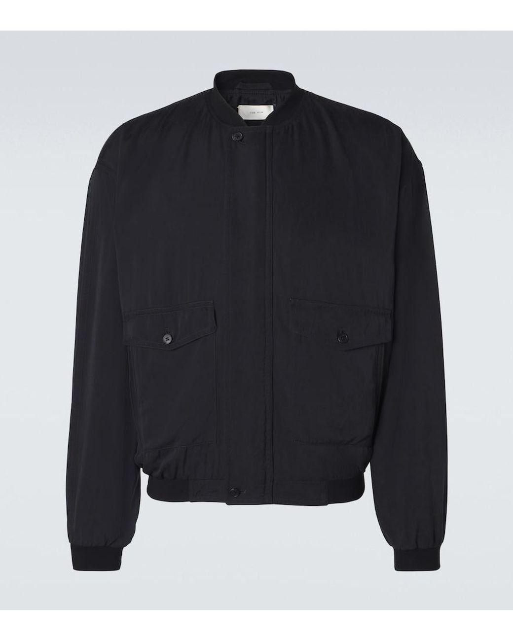 The Row Blue Uma Silk Jacket for men
