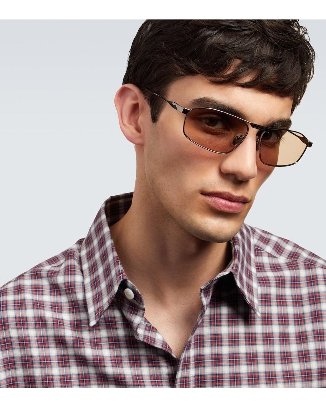 Balenciaga Pink Tag 3.0 Aviator Sunglasses for men