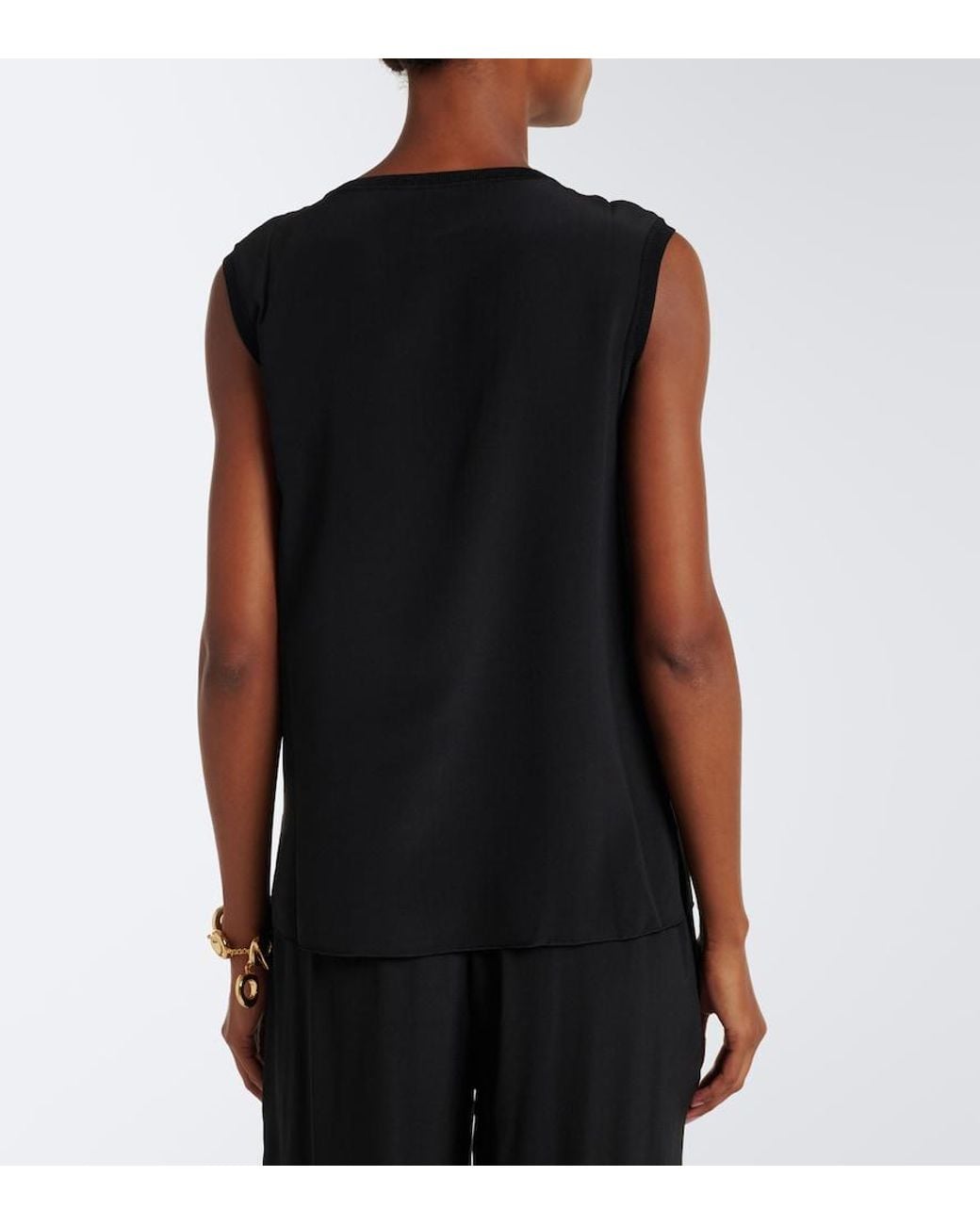 Joseph Black Bley Silk Crepe Top