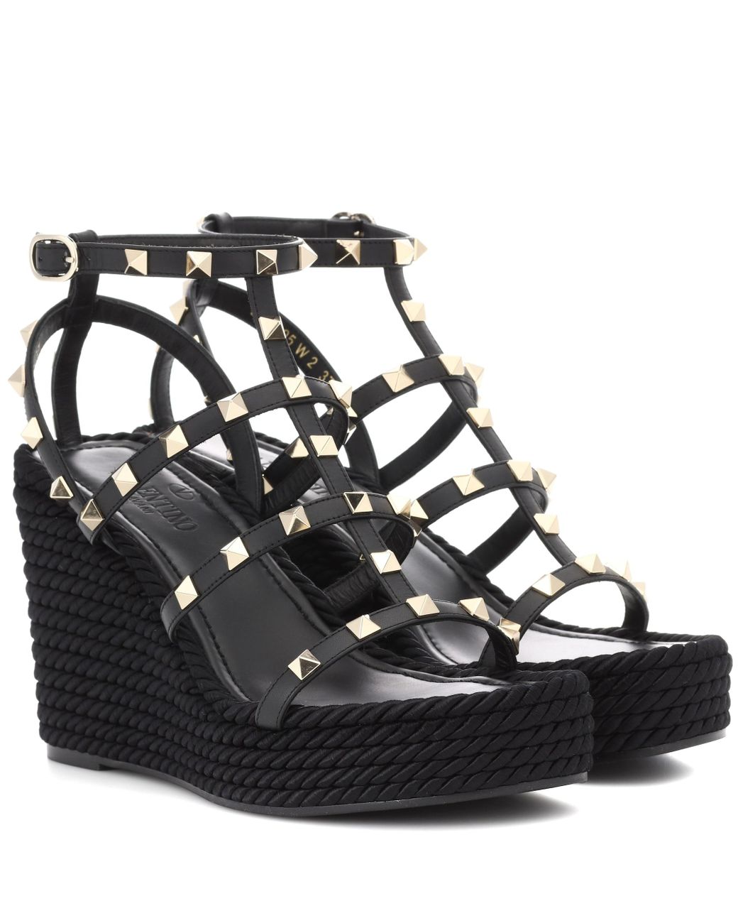 valentino garavani rockstud torchon sandals