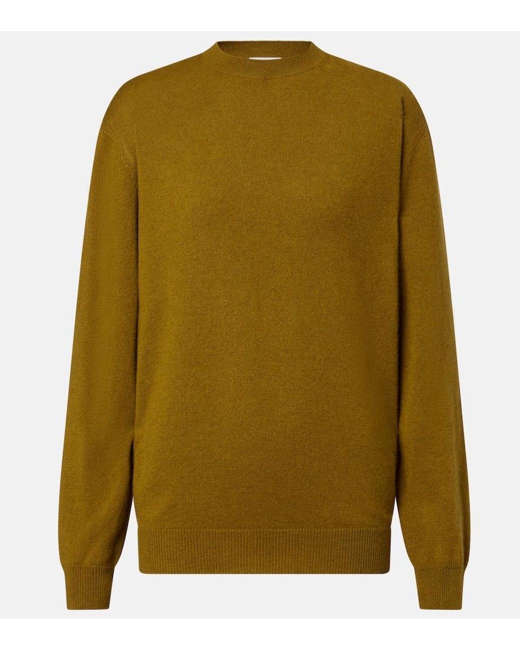 Saint Laurent Green Oversized Cashmere Sweater