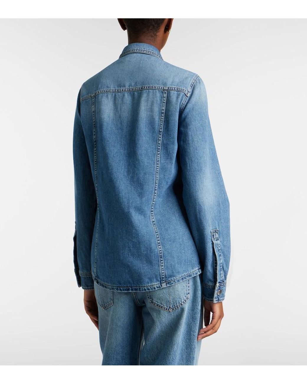 Tod's Blue Denim Shirt