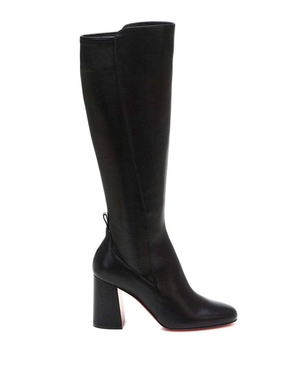 christian louboutin kronobotte 85 leather knee boots