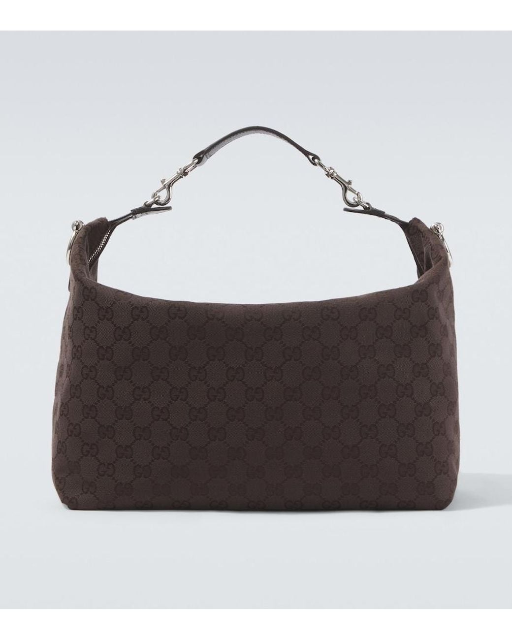 Gucci White Brera Medium Gg Canvas Crossbody Bag for men